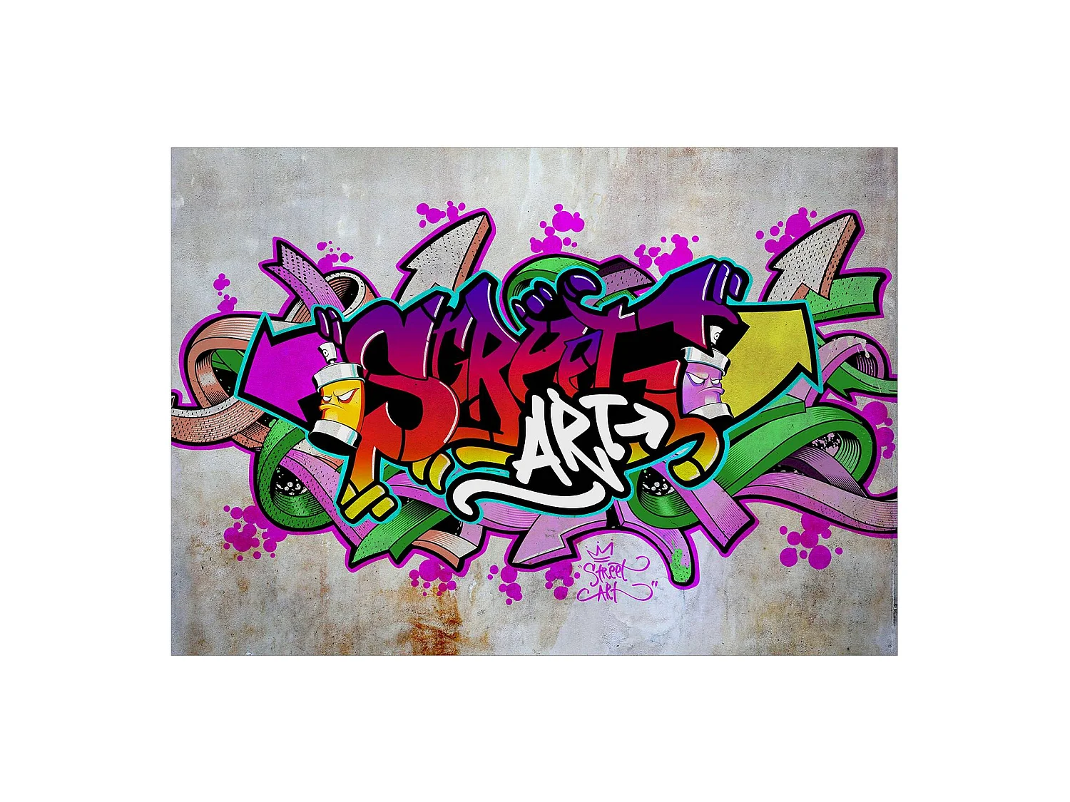 Papier peint adhésif Rue classique - 147 x 105 cm