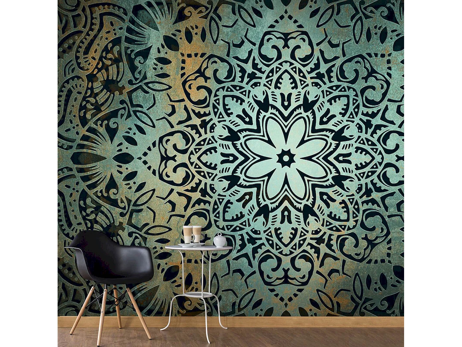 Papier peint adhésif Les fleurs du calme - 147 x 105 cm