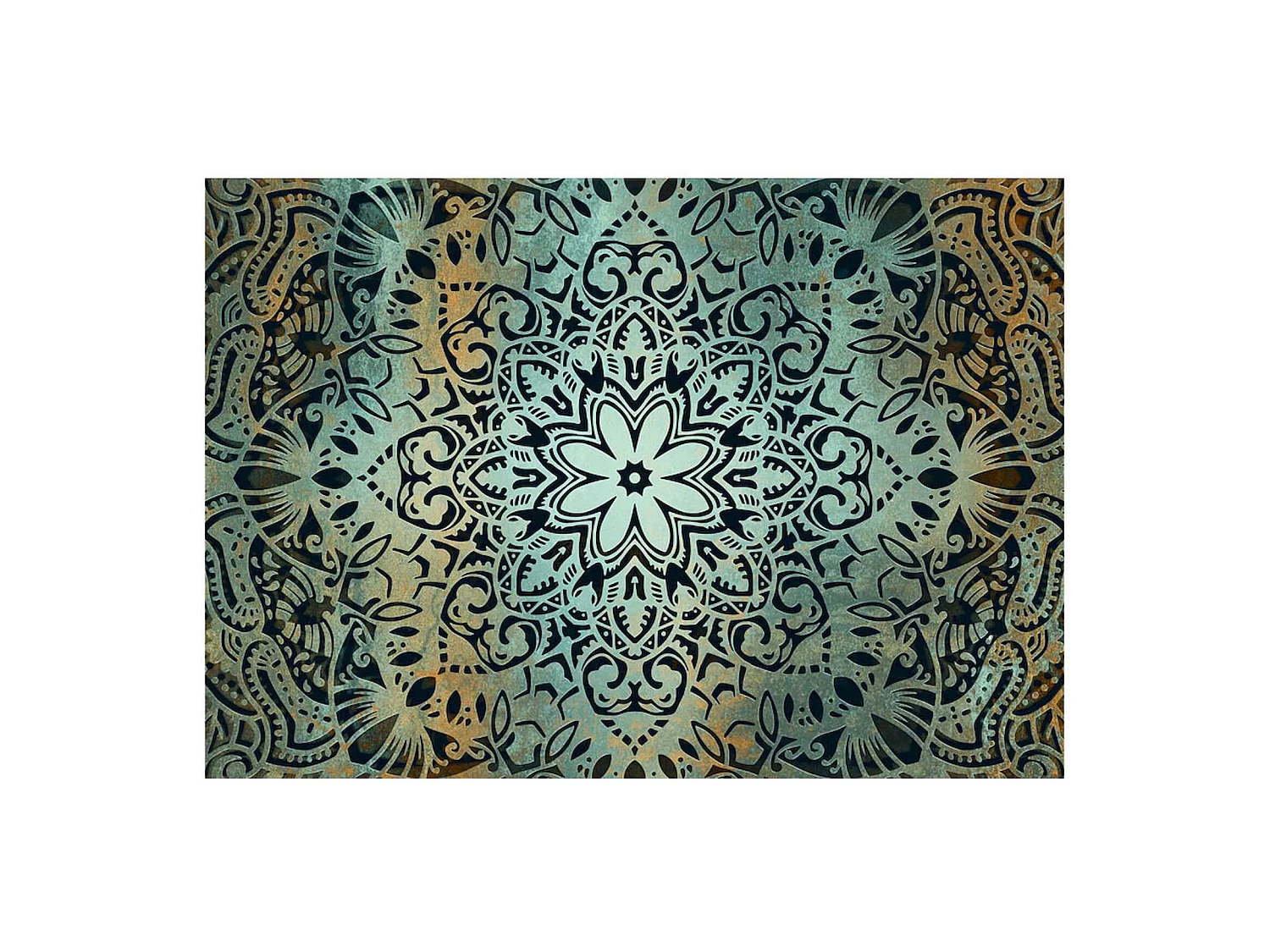 Papier peint adhésif Les fleurs du calme - 147 x 105 cm