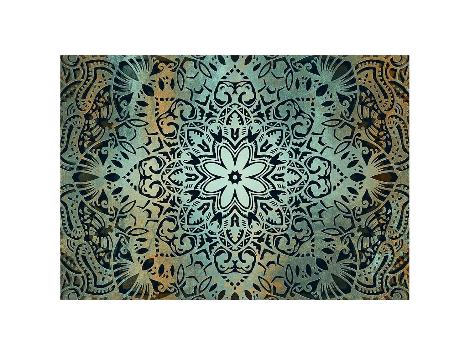 Papier peint adhésif Les fleurs du calme - 147 x 105 cm