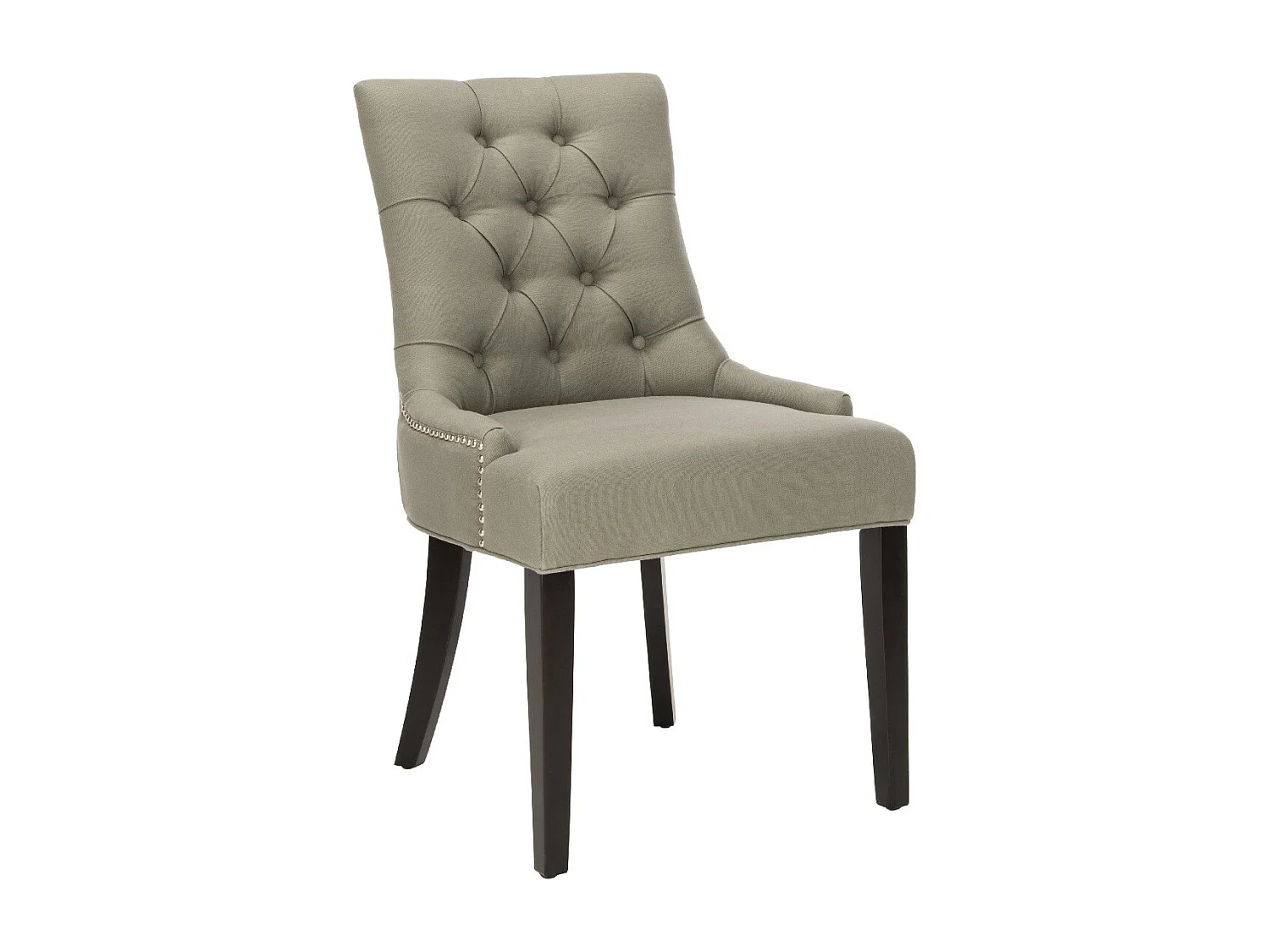 Lot de 2 chaise Gris 55 X 60 X 92.45 cm - Saundra