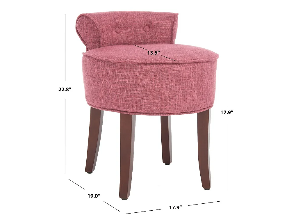 chaise Rose 48 X 45 X 57.91 cm - Mariann