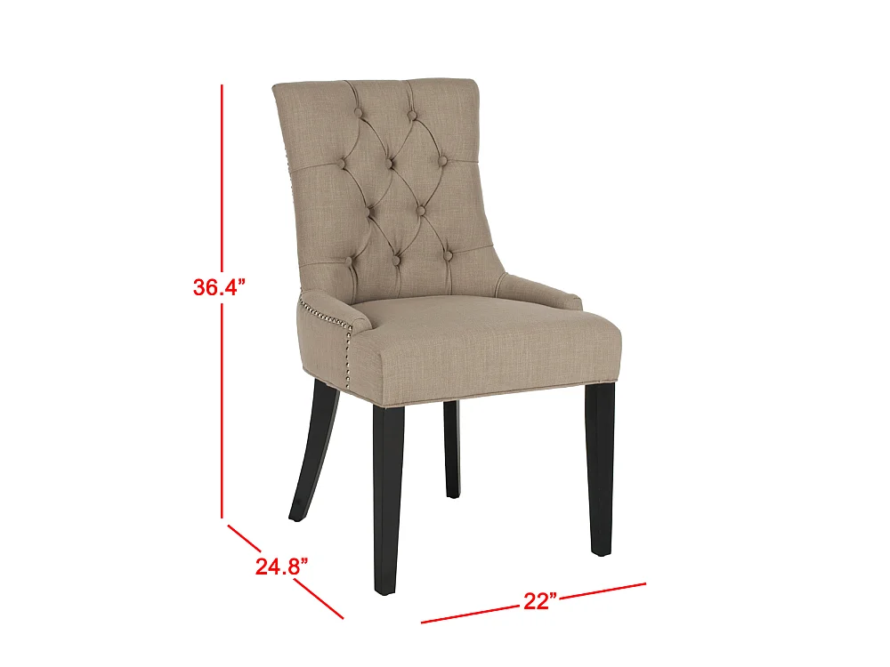 Lot de 2 chaise Sable 60 X 56 X 92.45 cm - Saundra