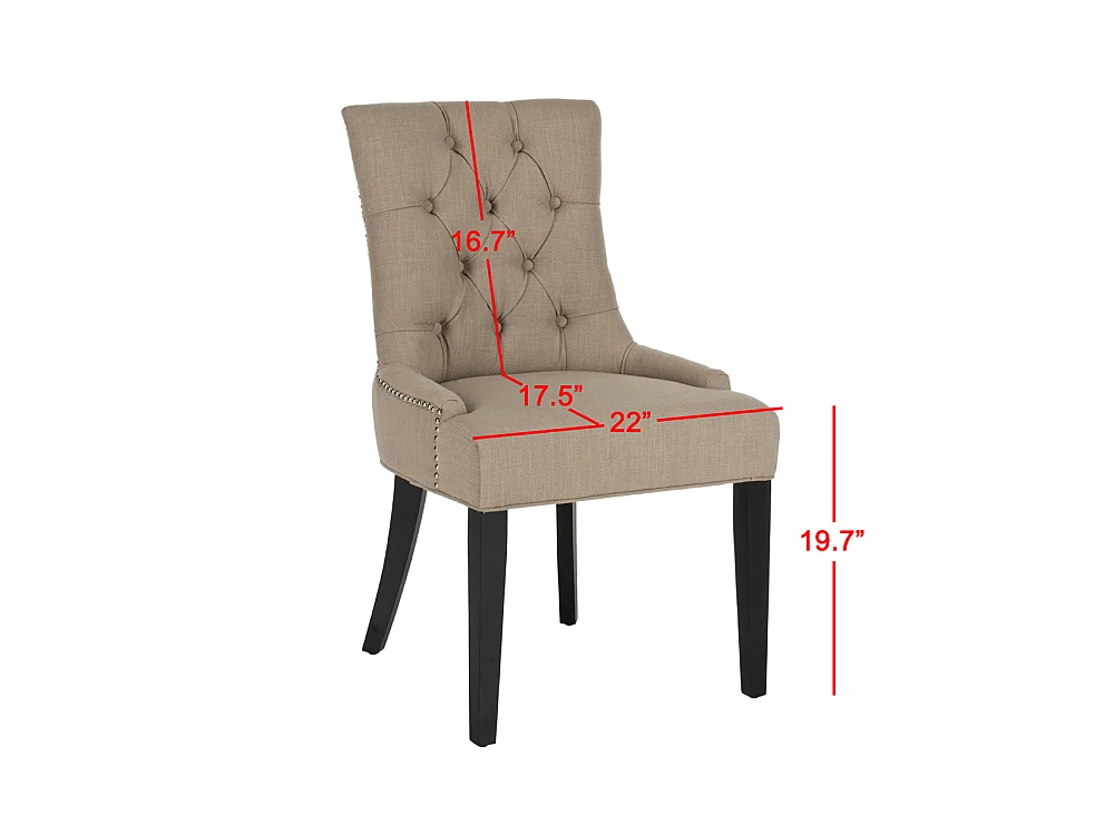 Lot de 2 chaise Sable 60 X 56 X 92.45 cm - Saundra