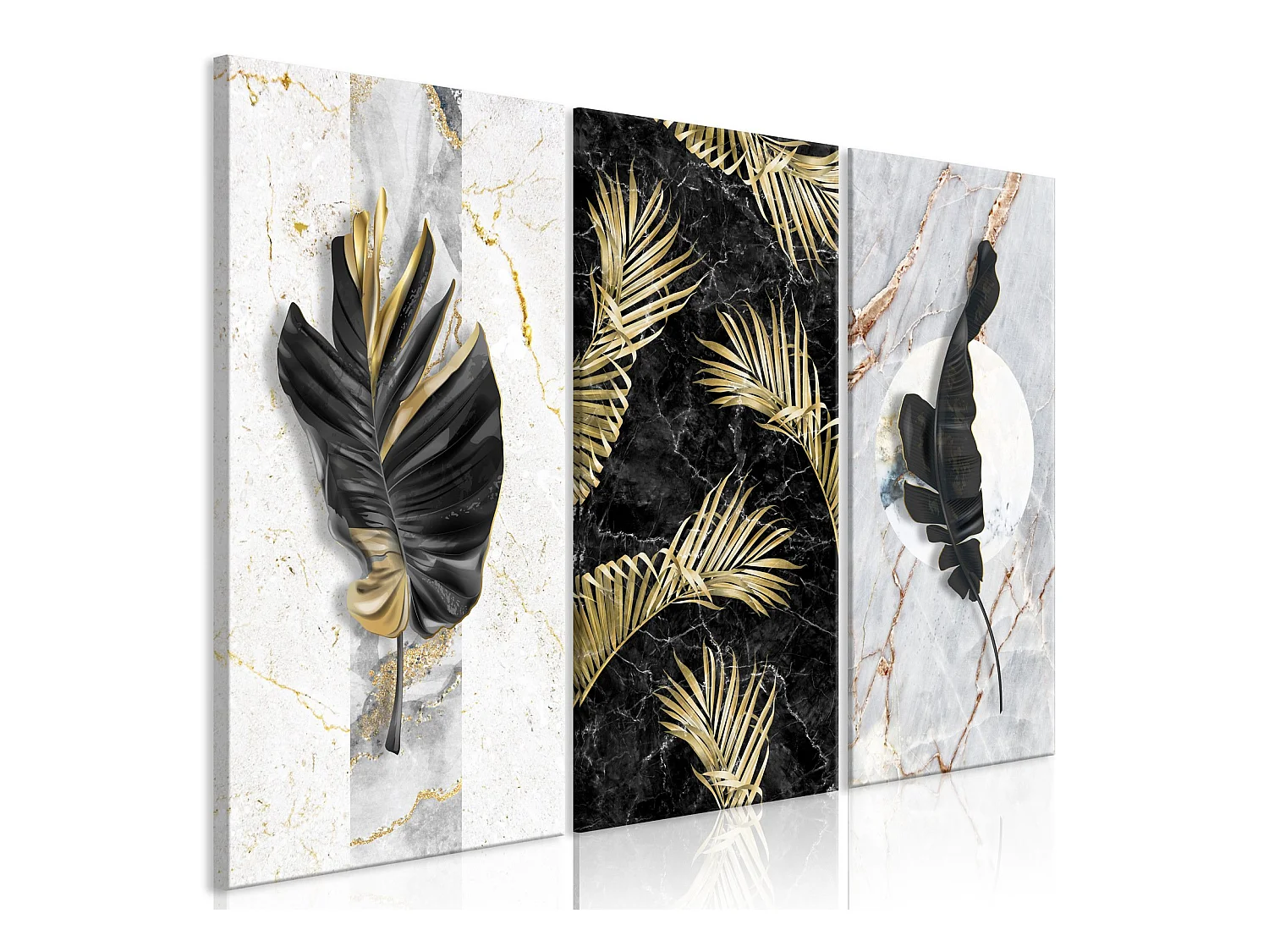 Tableau Trio d'Or 3 Parties - 60 x 40 cm