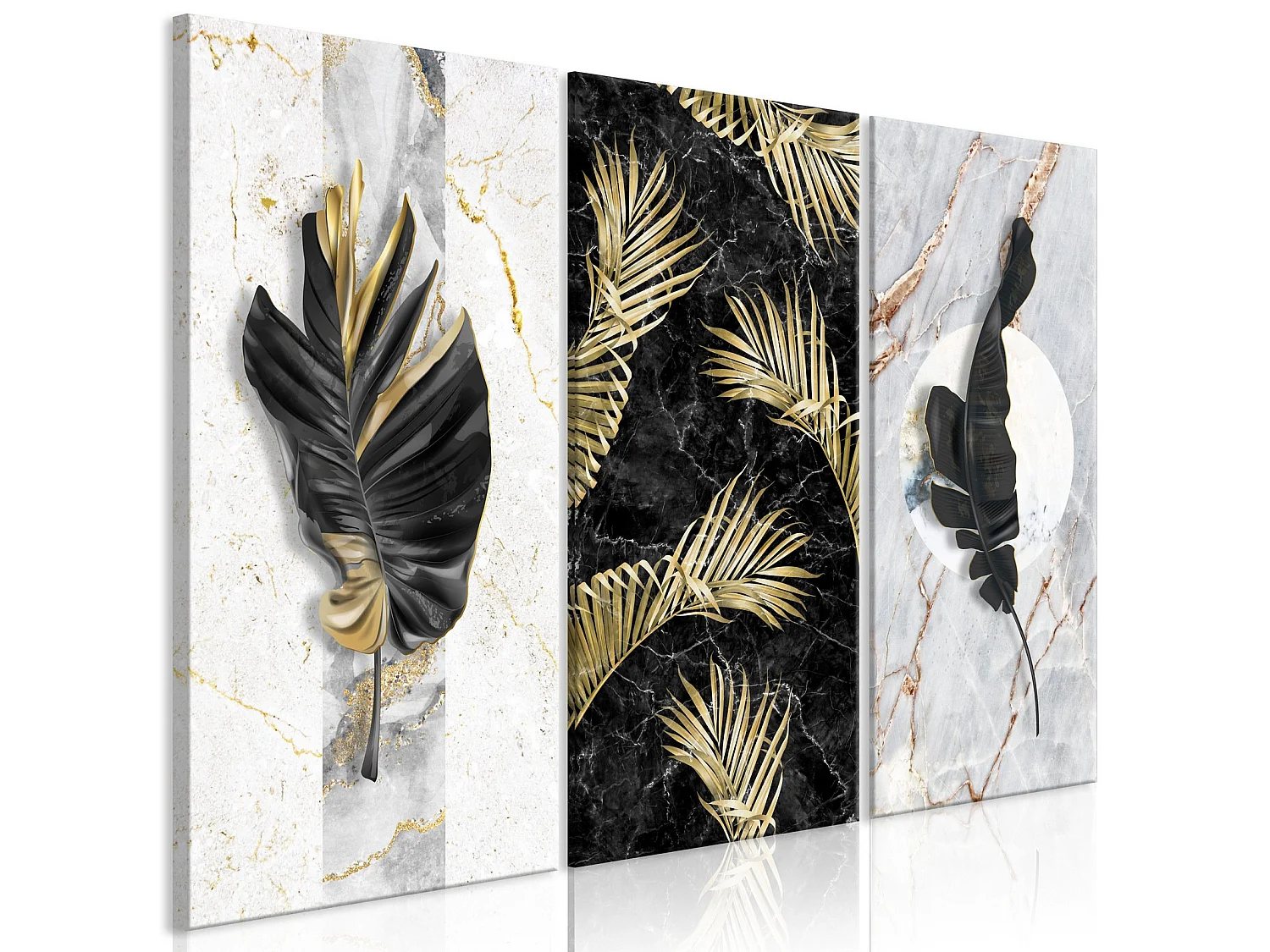 Tableau Trio d'Or 3 Parties - 60 x 40 cm