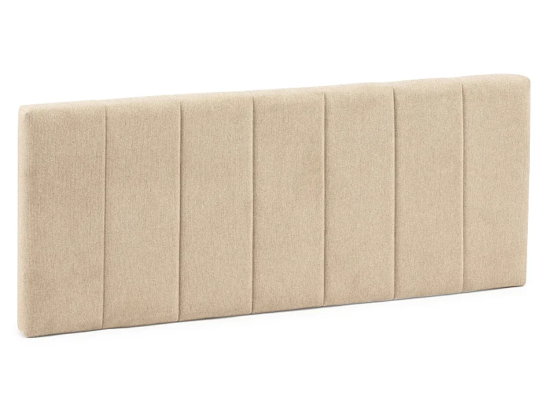 Tête de lit tapissée Creta 150x60 cm Couleur Beige, 8 cm d'épaisseur