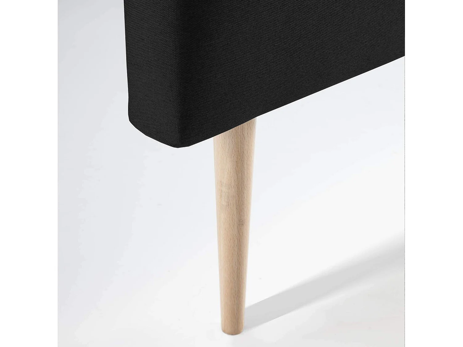 Tête de lit Oslo 150x100 cm, capitonnée Tissu Anthracite, Épaisseur de 8 cm