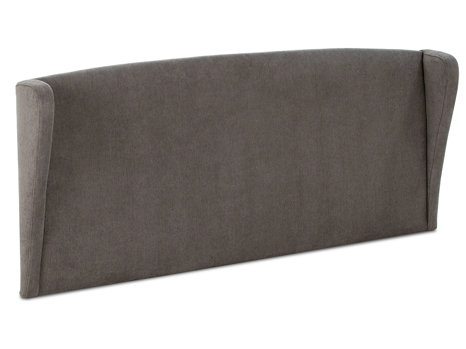 Oorfauteuil hoofdeinde München 140x60 cm Donkergrijs, voor bed van 135 cm, Gewatteerd met Schuim