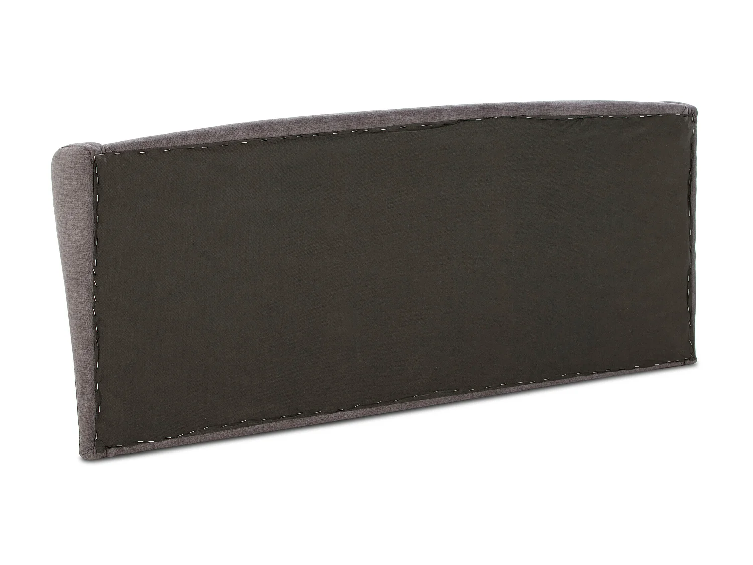 Tête de lit tapissée Munich Oreiller 140x60 cm Couleur Gris Foncé