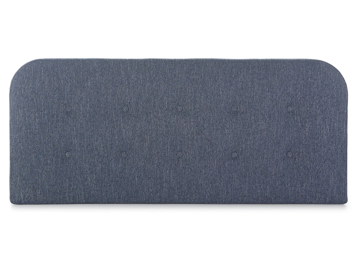 Hoofdeinde gestoffeerd Saona 150x60 cm Blauw, Gewatteerd met Schuim, Knopen in capitoné, 8 cm dik.