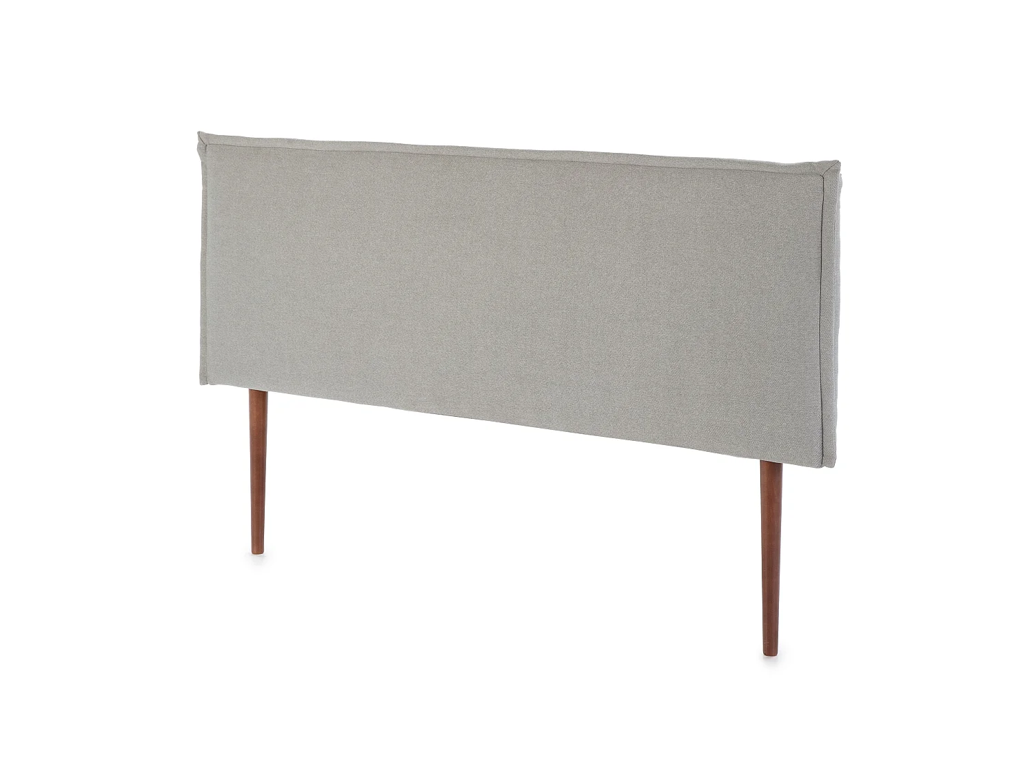 Tête de lit Berlin 150x100 cm, Tissu Gris, Épaisseur Totale de 8 cm