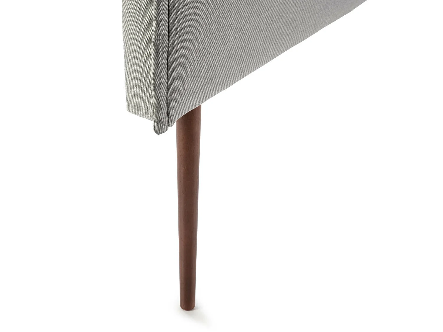 Tête de lit Berlin 150x100 cm, Tissu Gris, Épaisseur Totale de 8 cm