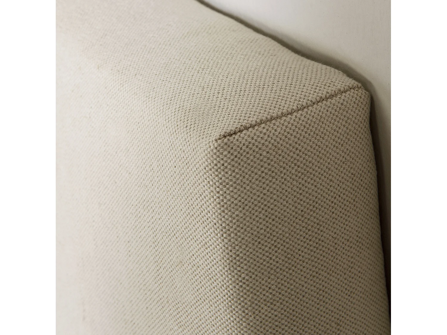 Testiera Tagomago rivestita in lino naturale 150x60 cm color beige