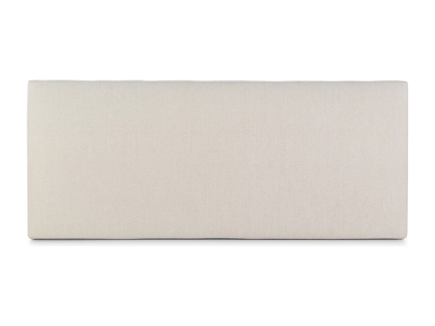 Tête de lit tapissée Tagomago 150x60 cm de Lin Naturel, 8 cm d'épaisseur