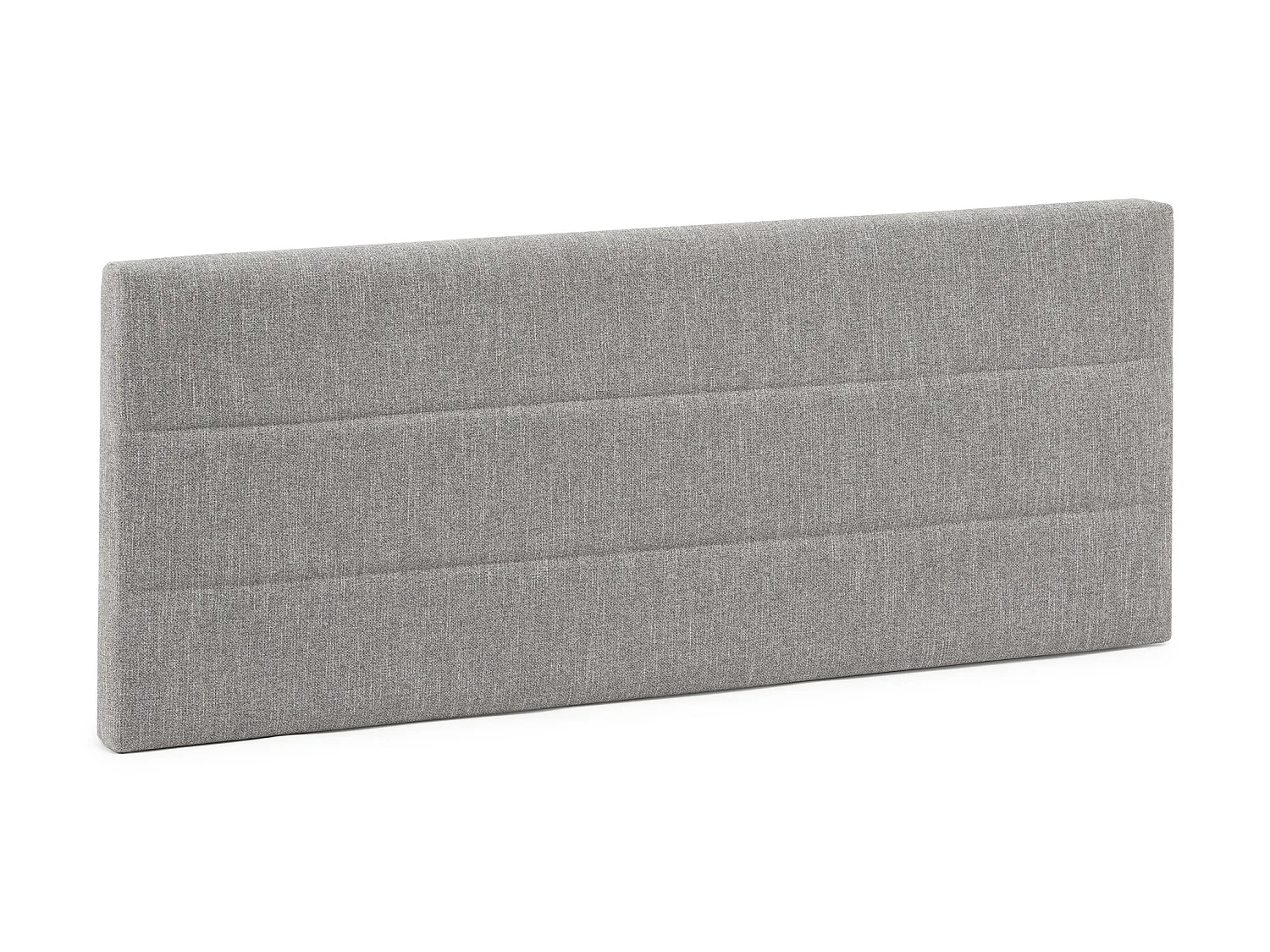 Tête de lit tapissée Miconos 160x60 cm Couleur Gris, 8 cm d'épaisseur