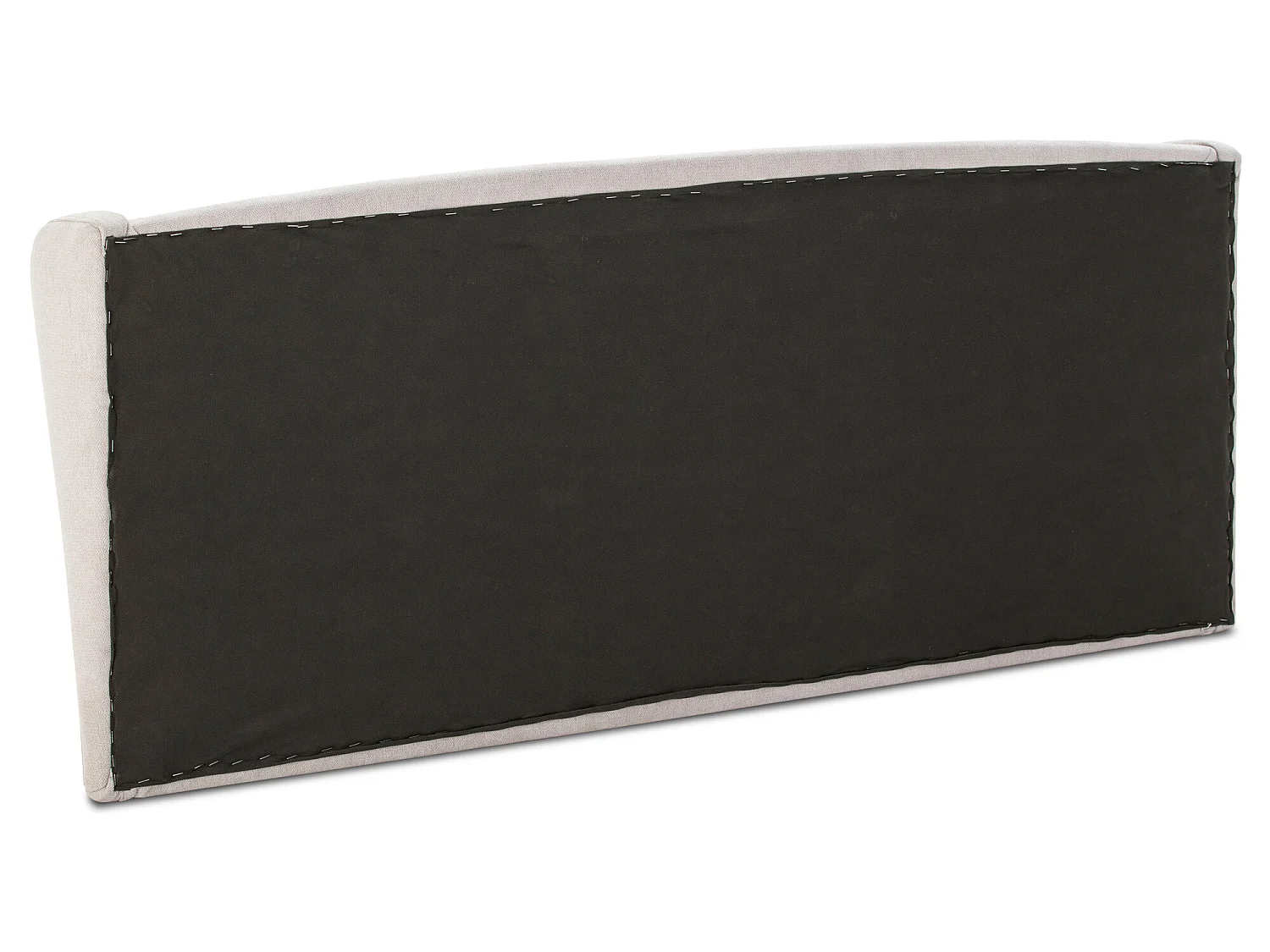 Tête de lit tapissée Munich Oreiller 140x60 cm Couleur Gris