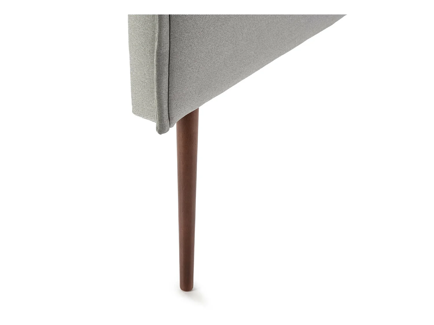 Hoofdeinde bekleed Berlijn 140x100 cm, Grijs stof, 8 cm diepte, inclusief ophangbeslag