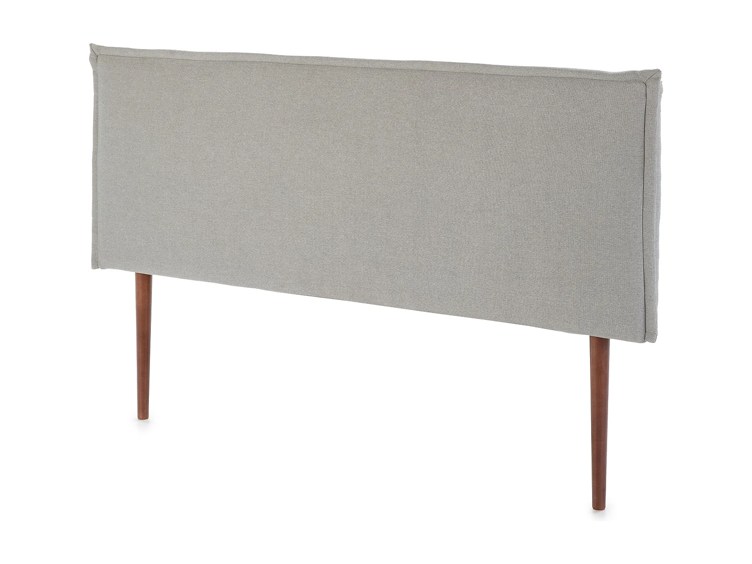 Tête de lit Berlin 140x100 cm, Tissu Gris, Épaisseur Totale de 8 cm