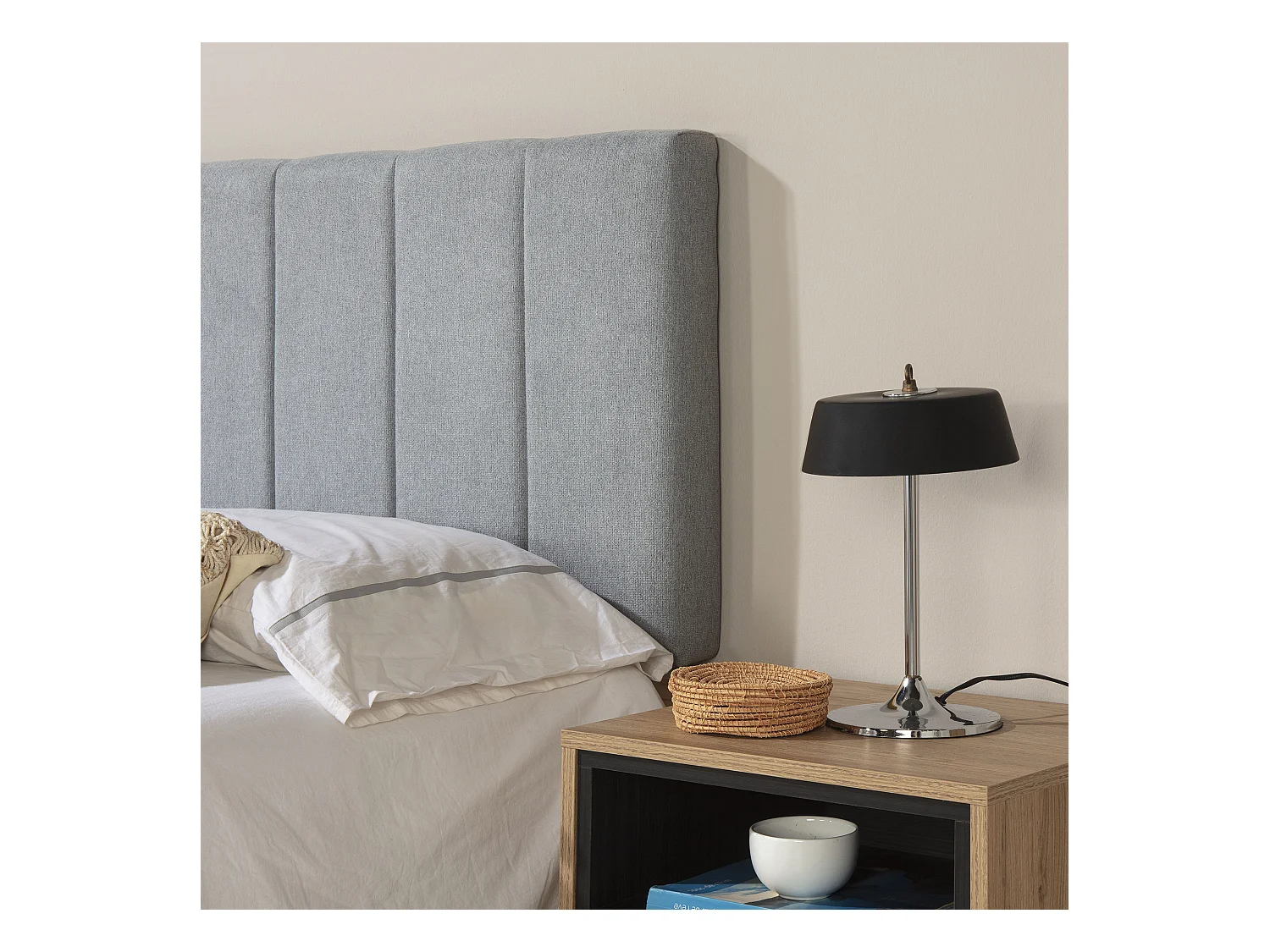 Kopfteil Creta 160x60 cm Grau