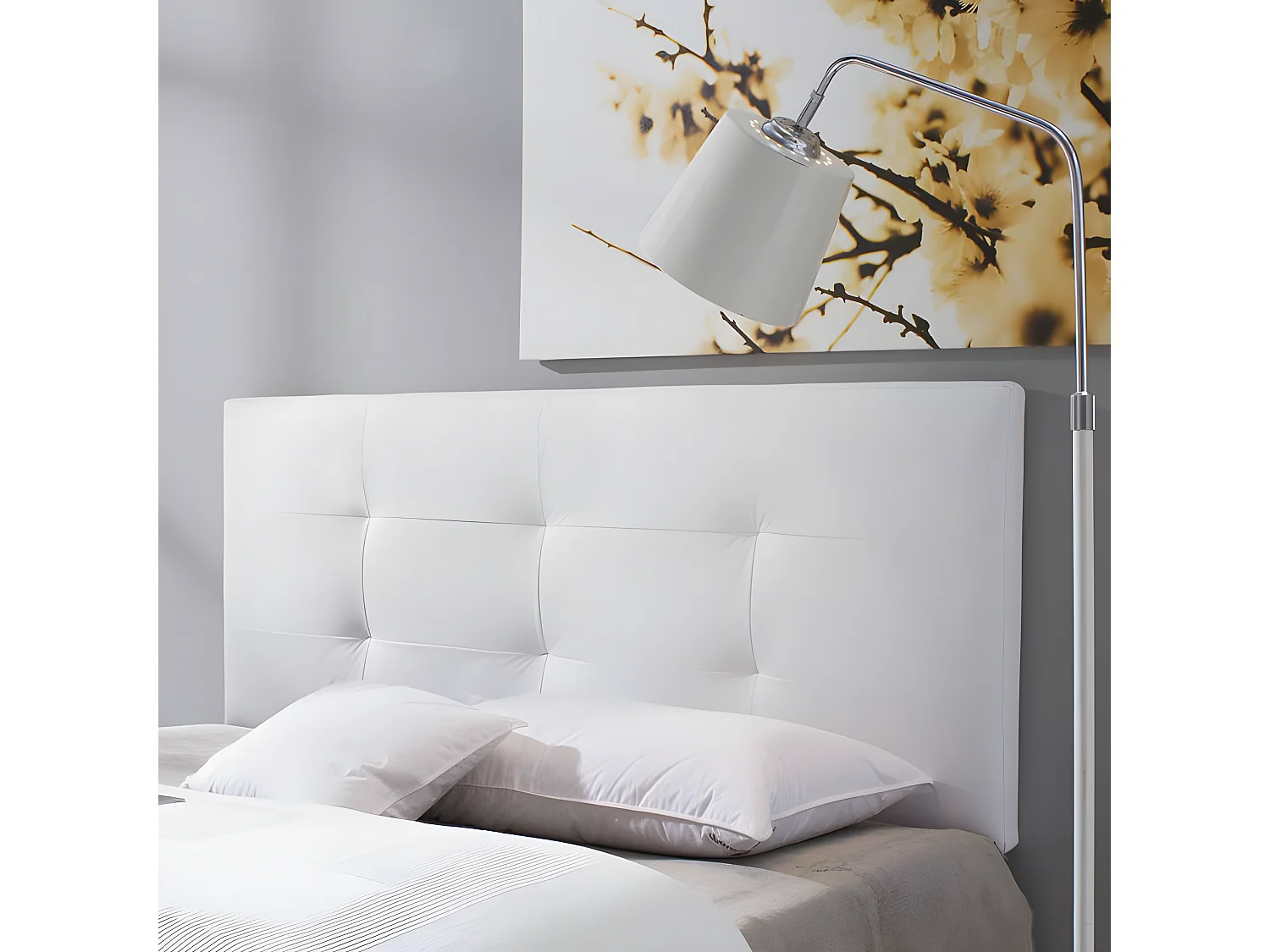 Kopfteil Carla 150x60 cm Weiß