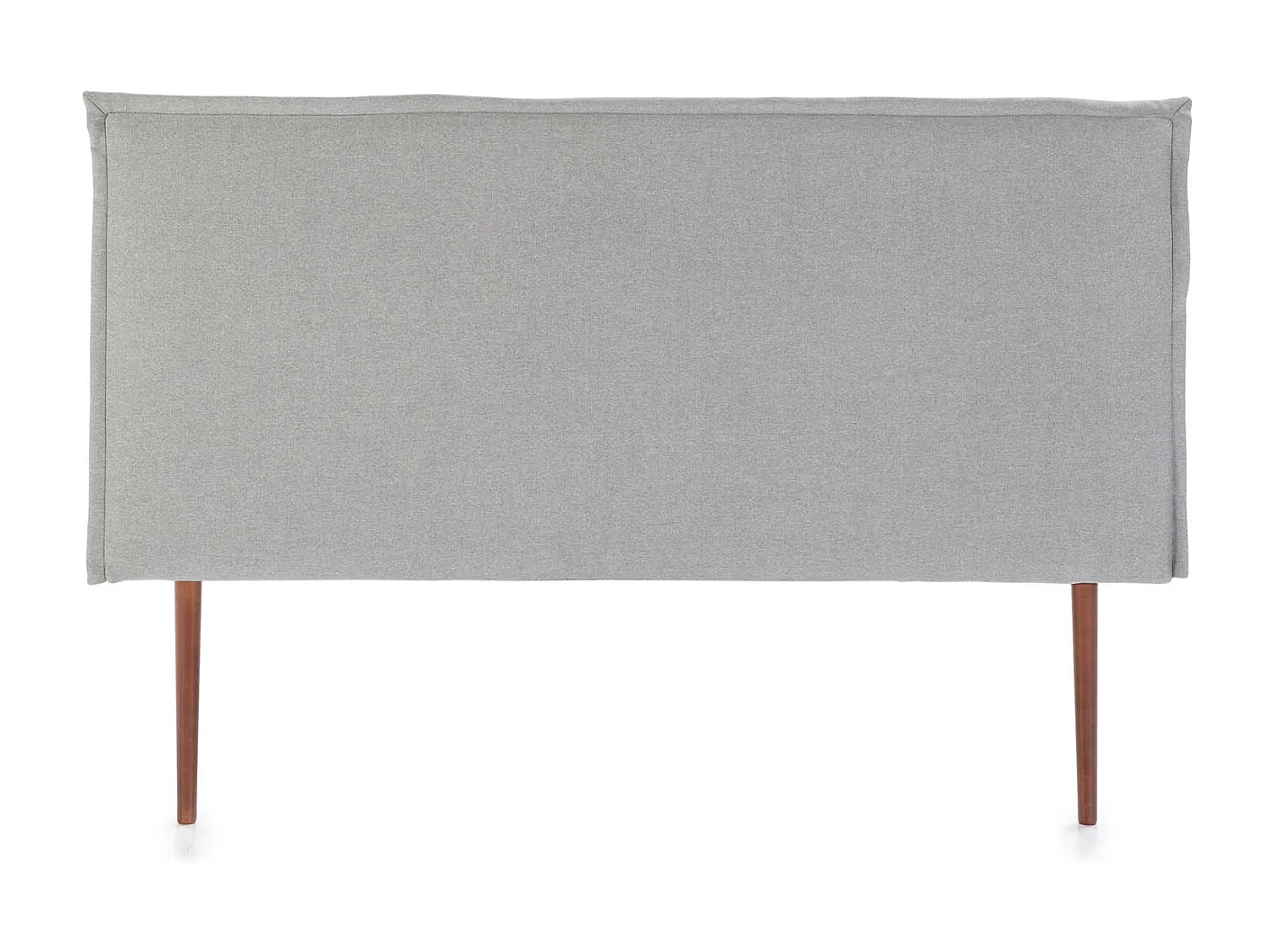 Tête de lit Berlin 160x100 cm, Tissu Gris, Épaisseur Totale de 8 cm
