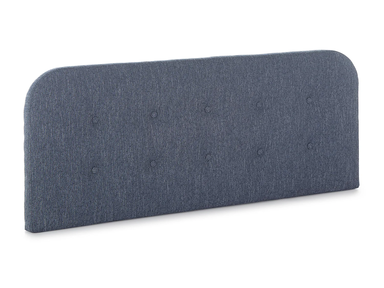 Tête de lit tapissée Saona 160x60 cm Couleur Bleu, 8 cm d'épaisseur