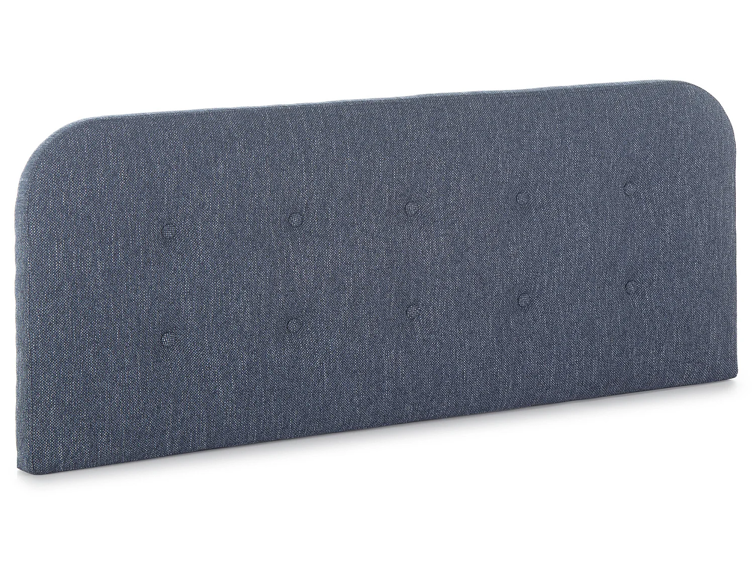 Tête de lit tapissée Saona 160x60 cm Couleur Bleu, 8 cm d'épaisseur