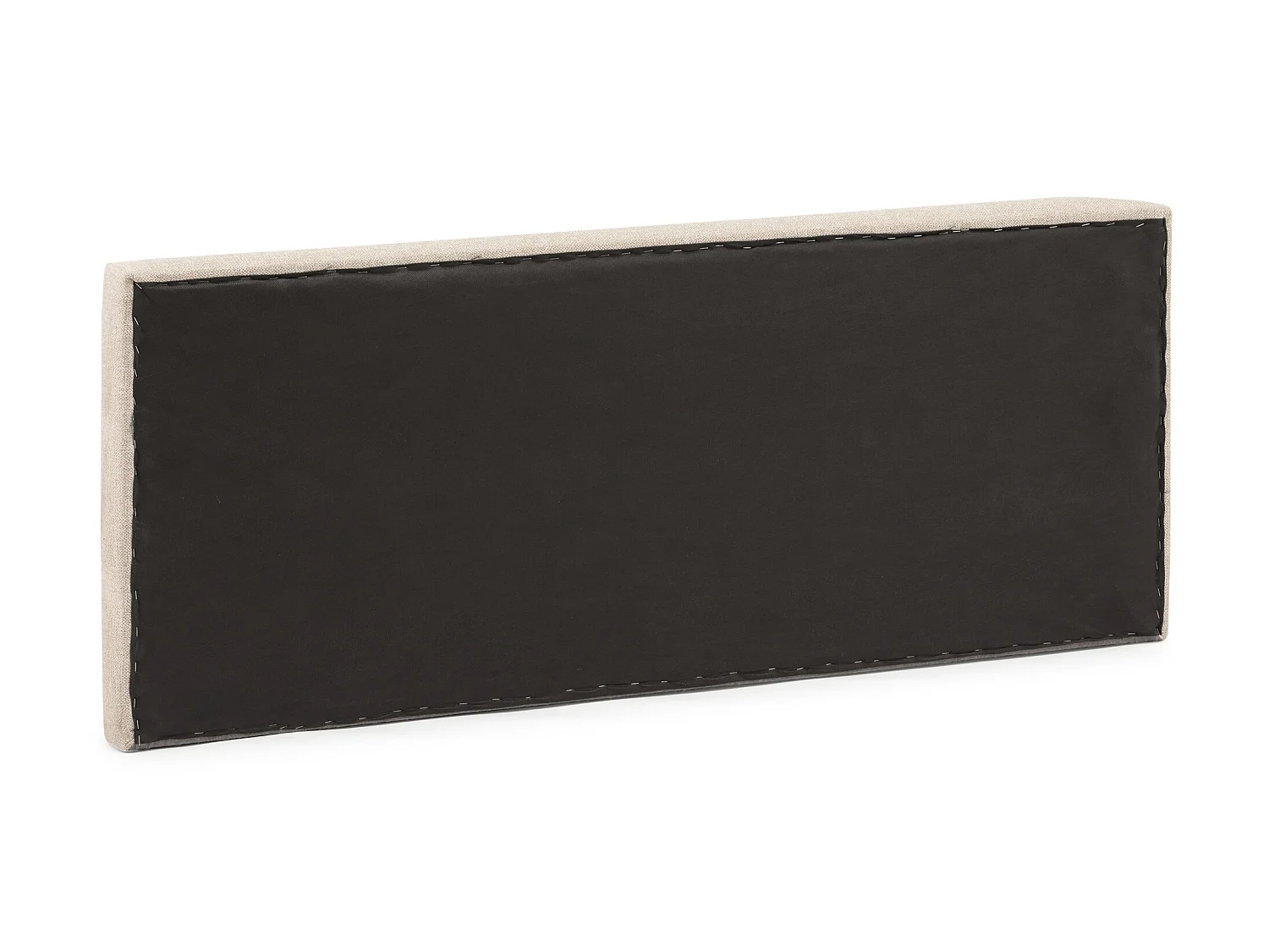 Tête de lit tapissée Miconos 160x60 cm Couleur Beige, 8 cm d'épaisseur