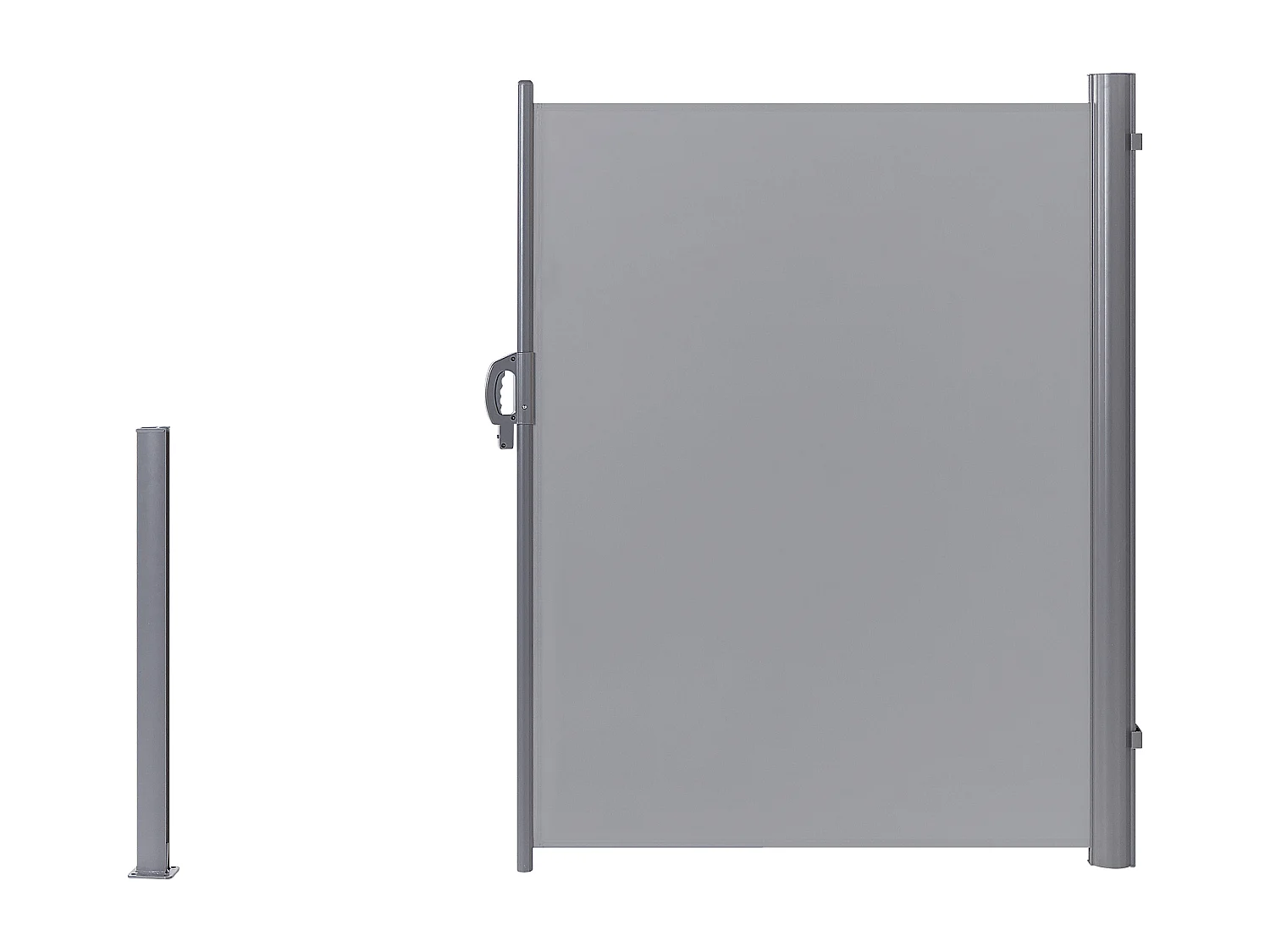 Auvent latéral DORIO 305 cm 160 cm Gris clair