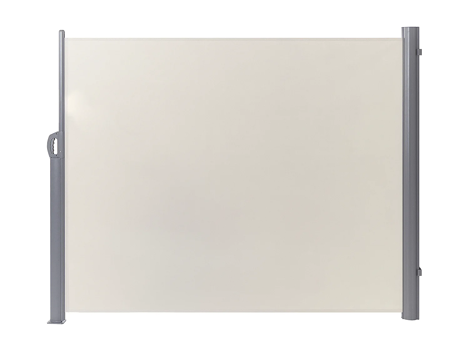 Aluminium Seitenmarkise beige 160x300 ausziehbar Sichtschutz Windschutz Dorio