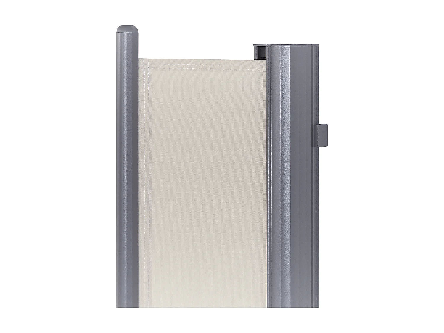 Aluminium Seitenmarkise beige 160x300 ausziehbar Sichtschutz Windschutz Dorio