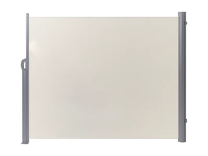 Aluminium Seitenmarkise beige 160x300 ausziehbar Sichtschutz Windschutz Dorio