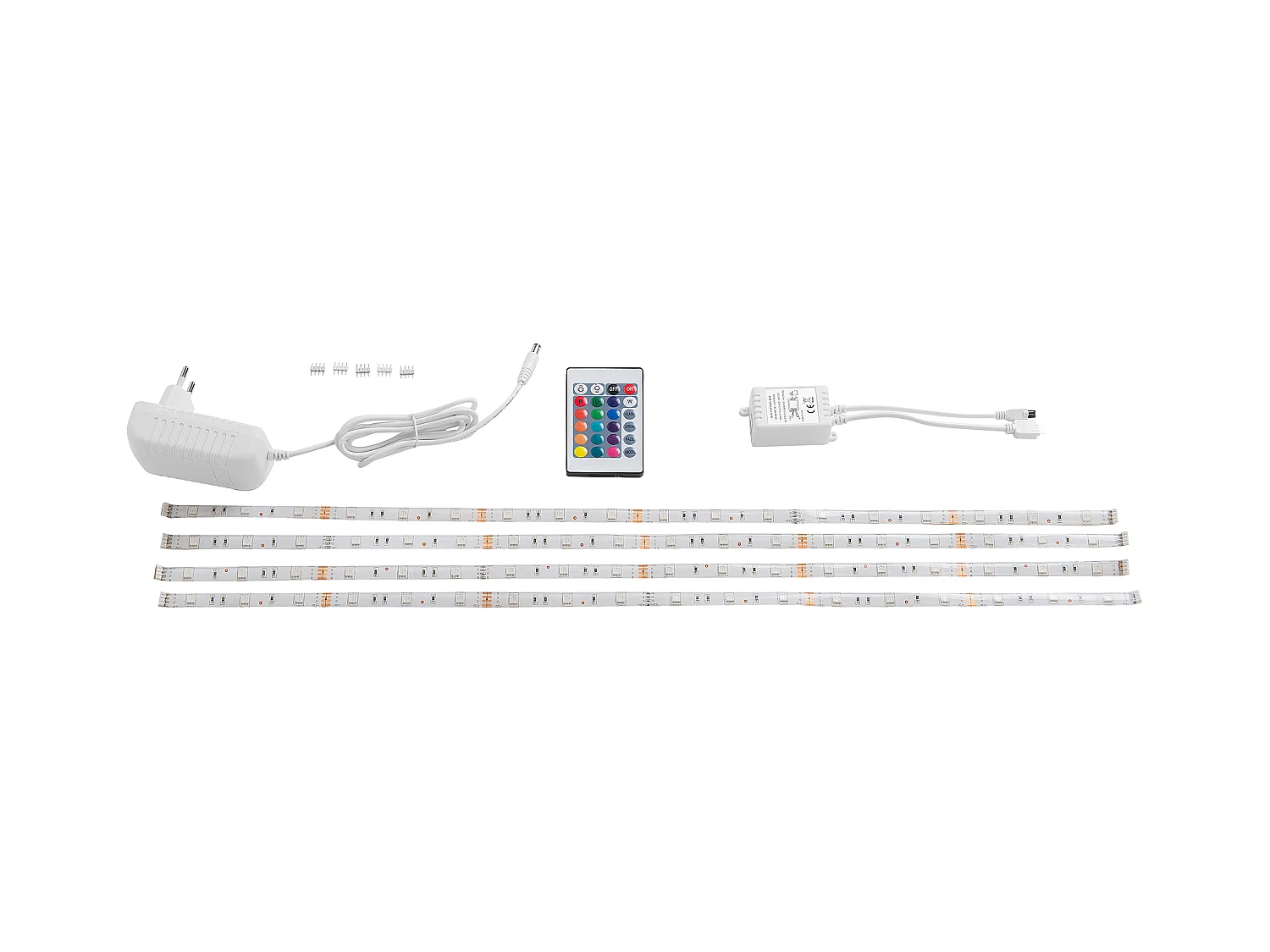 Bande LED KALADAN 240 cm Avec télécommande Multicolore