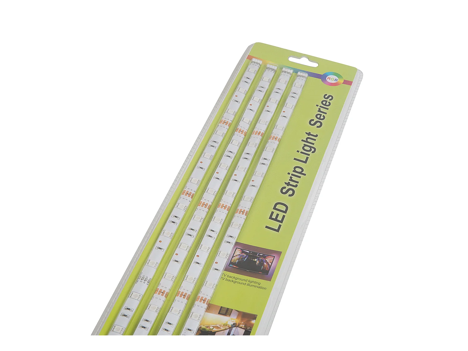 Praktische, LED Lichtleiste mit 4 Teilen von jeweils 60 cm 16 Farben KALADAN