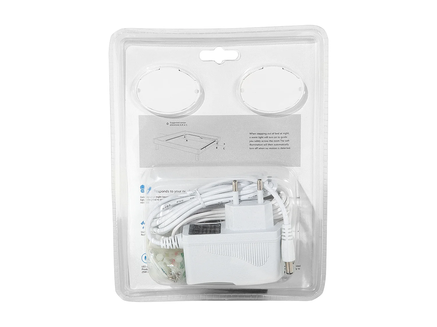 Striscia LED ATRATO 240 cm con sensore di movimento Bianco