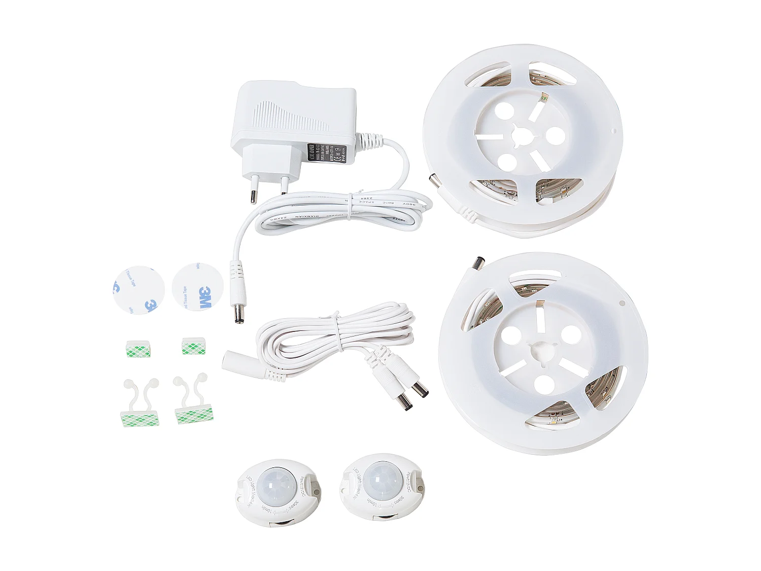 Bande LED ATRATO 240 cm Avec détecteur de mouvement Blanc