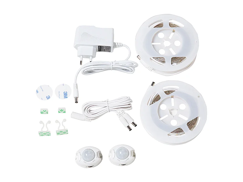 LED-strip ATRATO 240 cm Met bewegingssensor Wit