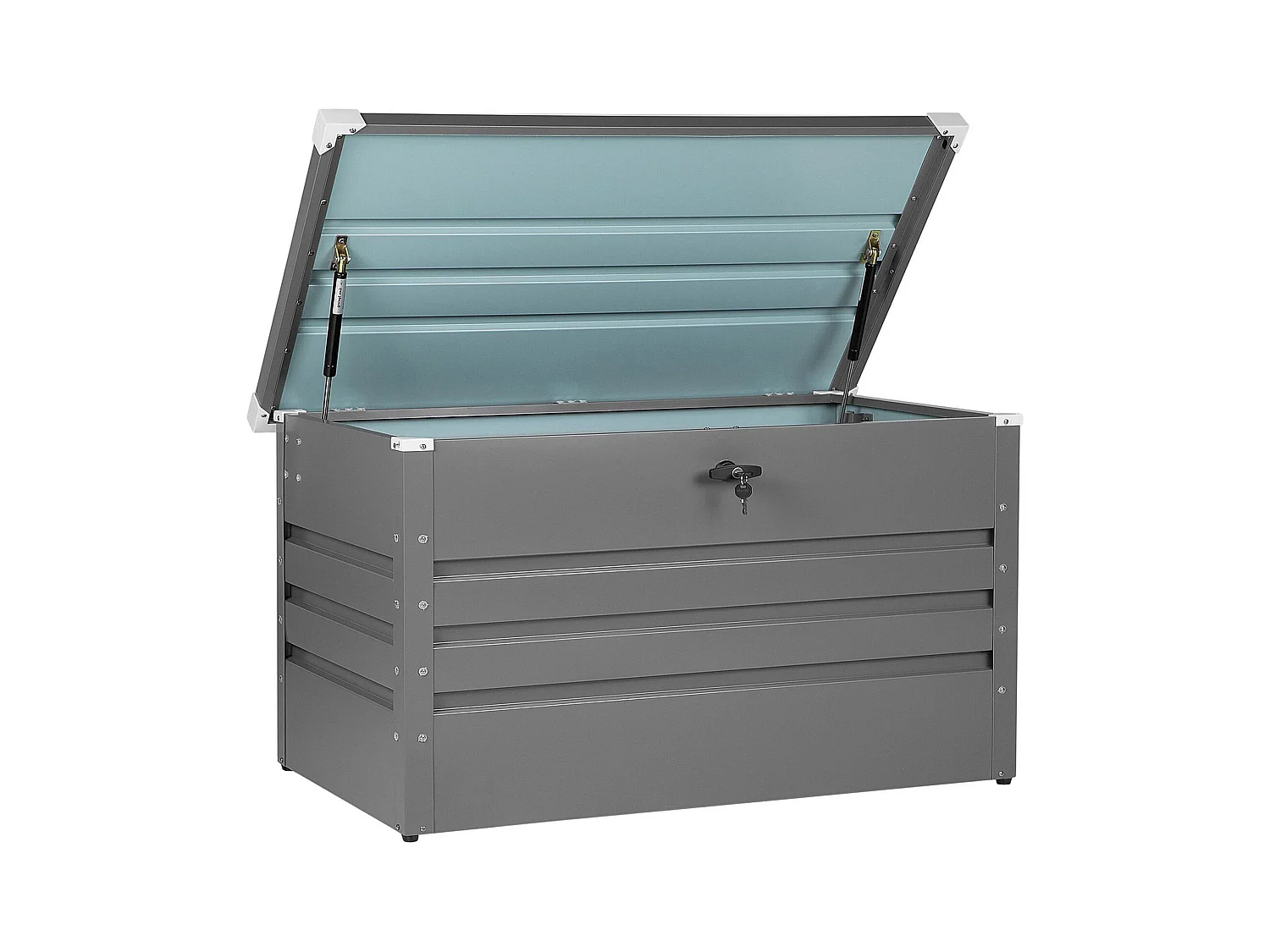 Coffre de rangement CEBROSA 100 cm 62 cm Gris