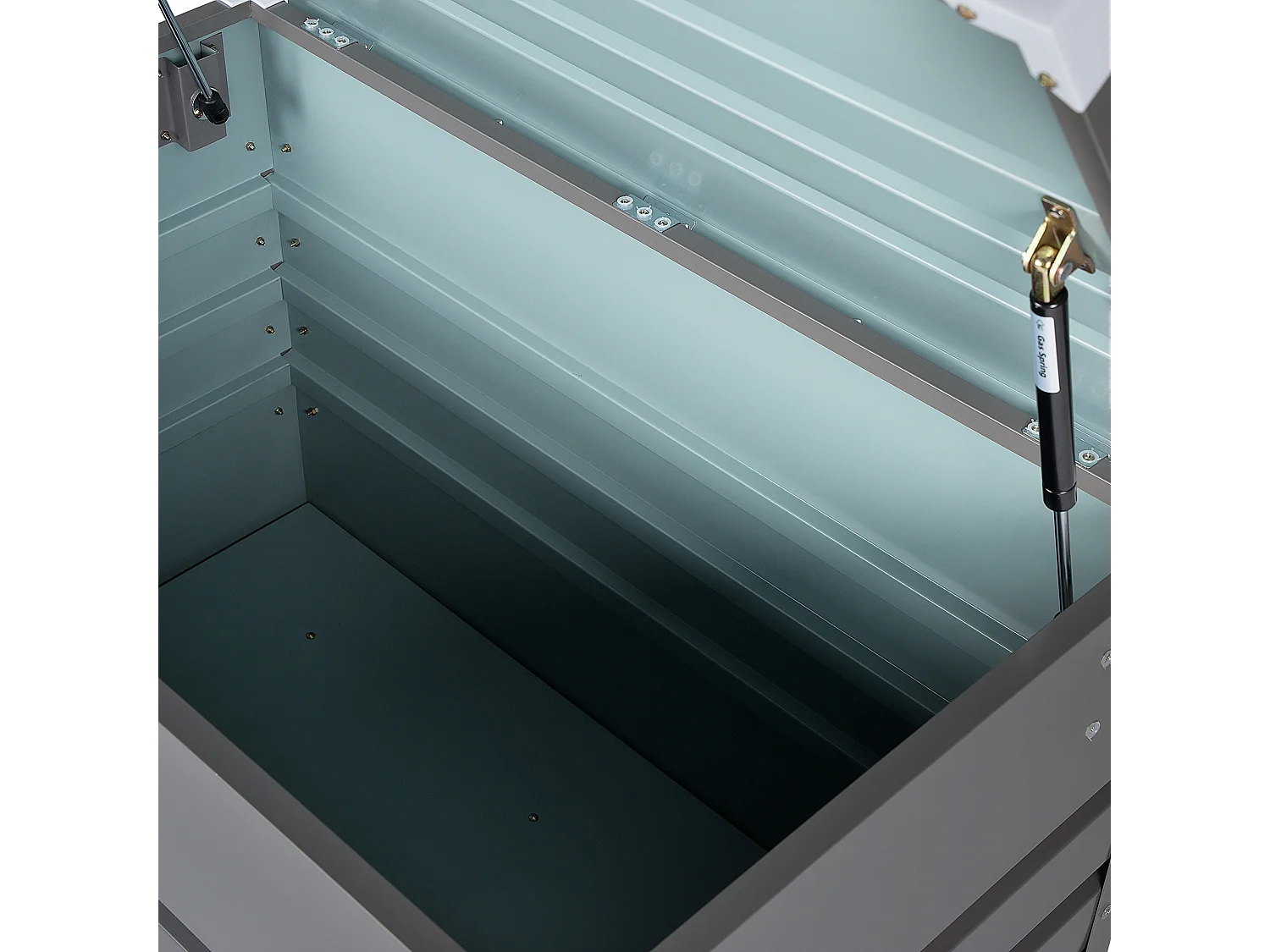 Kussenbox CEBROSA Metaal 100 cm 62 cm Grijs