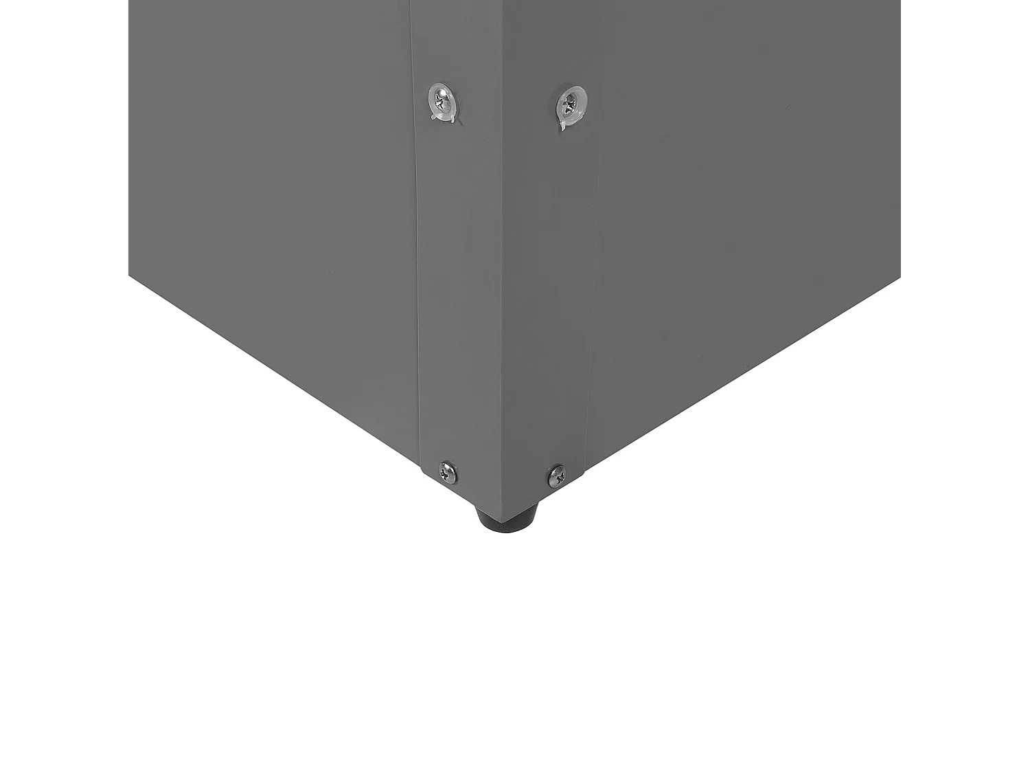 Kussenbox CEBROSA Metaal 100 cm 62 cm Grijs