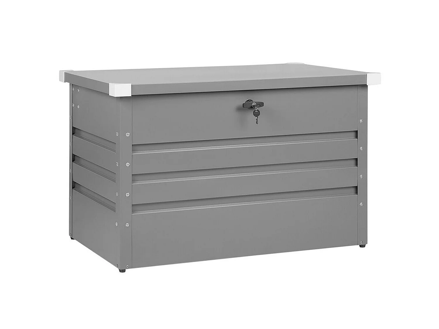 Coffre de rangement CEBROSA Métal 100 cm 62 cm Gris