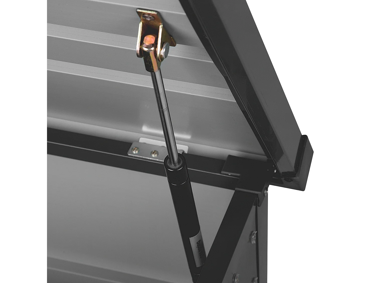 Coffre de rangement CEBROSA 165 cm 70 cm Gris graphite