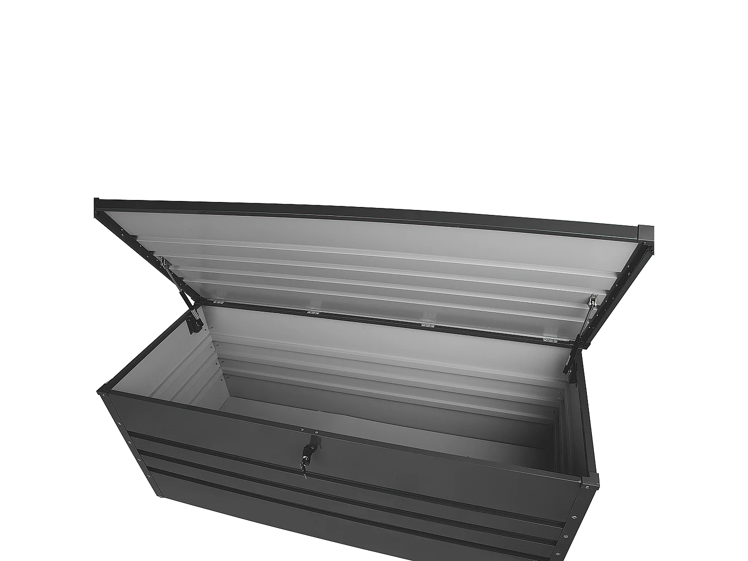 Storage Box CEBROSA 165 cm 70 cm Graphite Grey