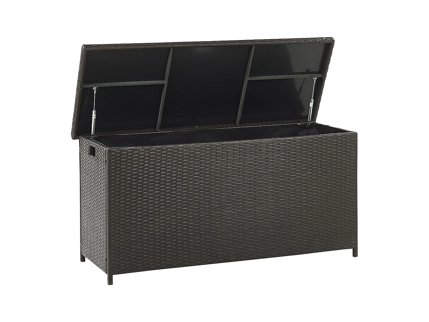 Coffre de rangement MODENA 126 cm 46 cm Marron