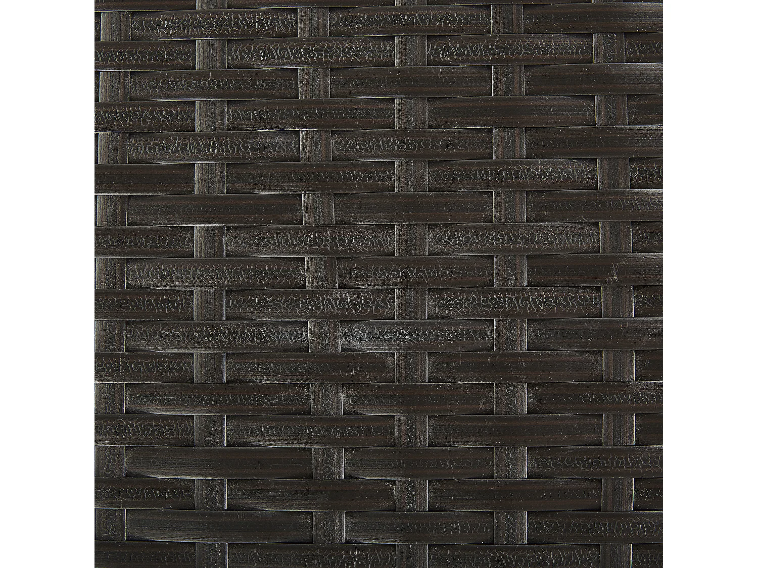 Aufbewahrungsbox MODENA Polyrattan 126 cm 46 cm Braun