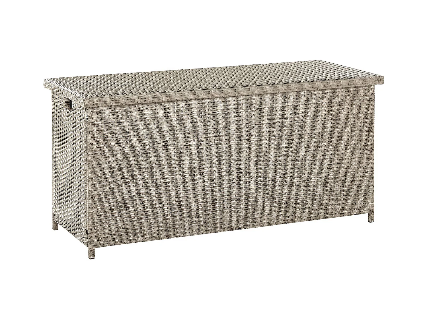 Coffre de rangement MODENA 126 cm 46 cm Taupe