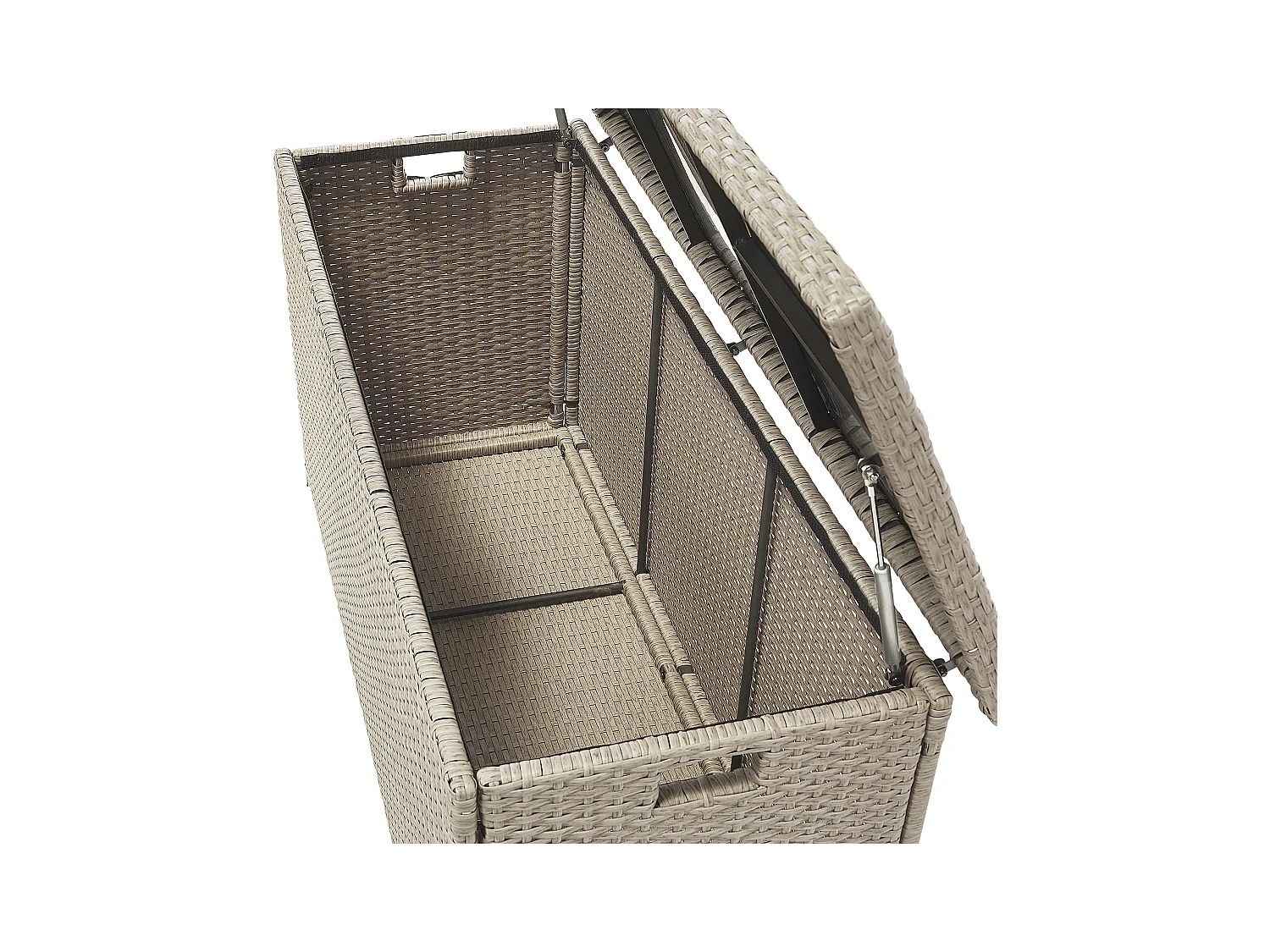 Coffre de rangement MODENA 126 cm 46 cm Taupe