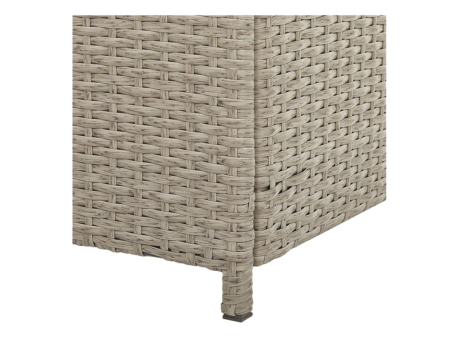 Coffre de rangement MODENA 126 cm 46 cm Taupe