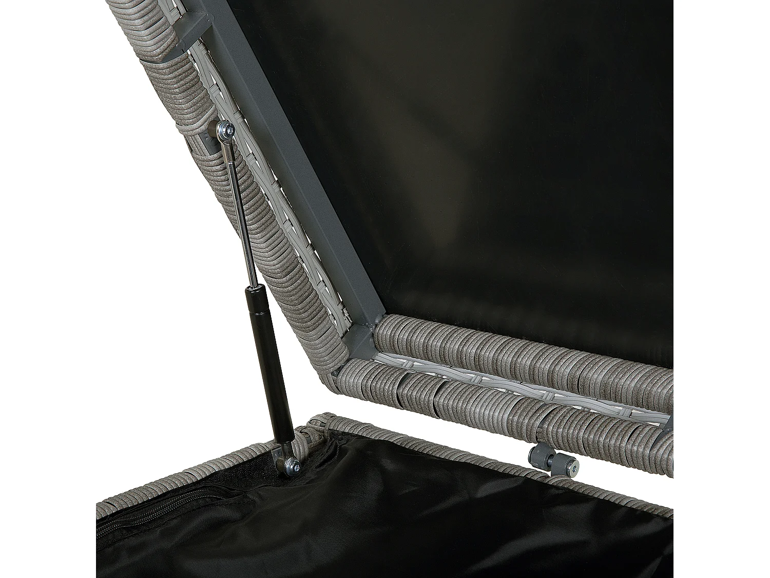 Kussenbox MODENA 158 cm 63 cm Grijs